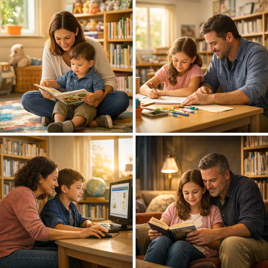 Des usages parents-enfants selon l’âge et le moment de la journée