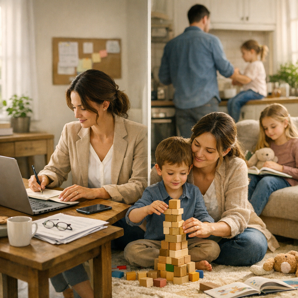 Une méthode en 5 étapes pour concilier travail et famille sans tout contrôler