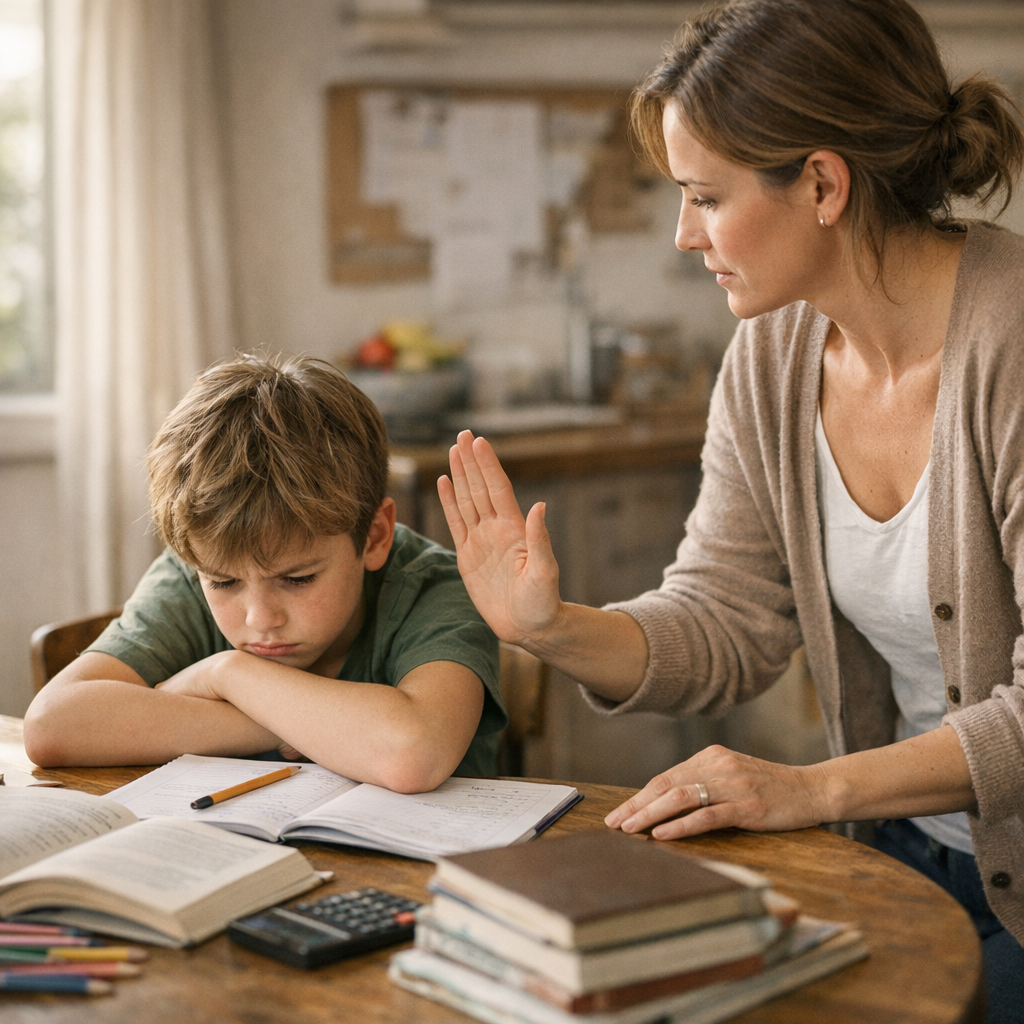 Poser des limites sans transformer les devoirs en épreuve d’autorité