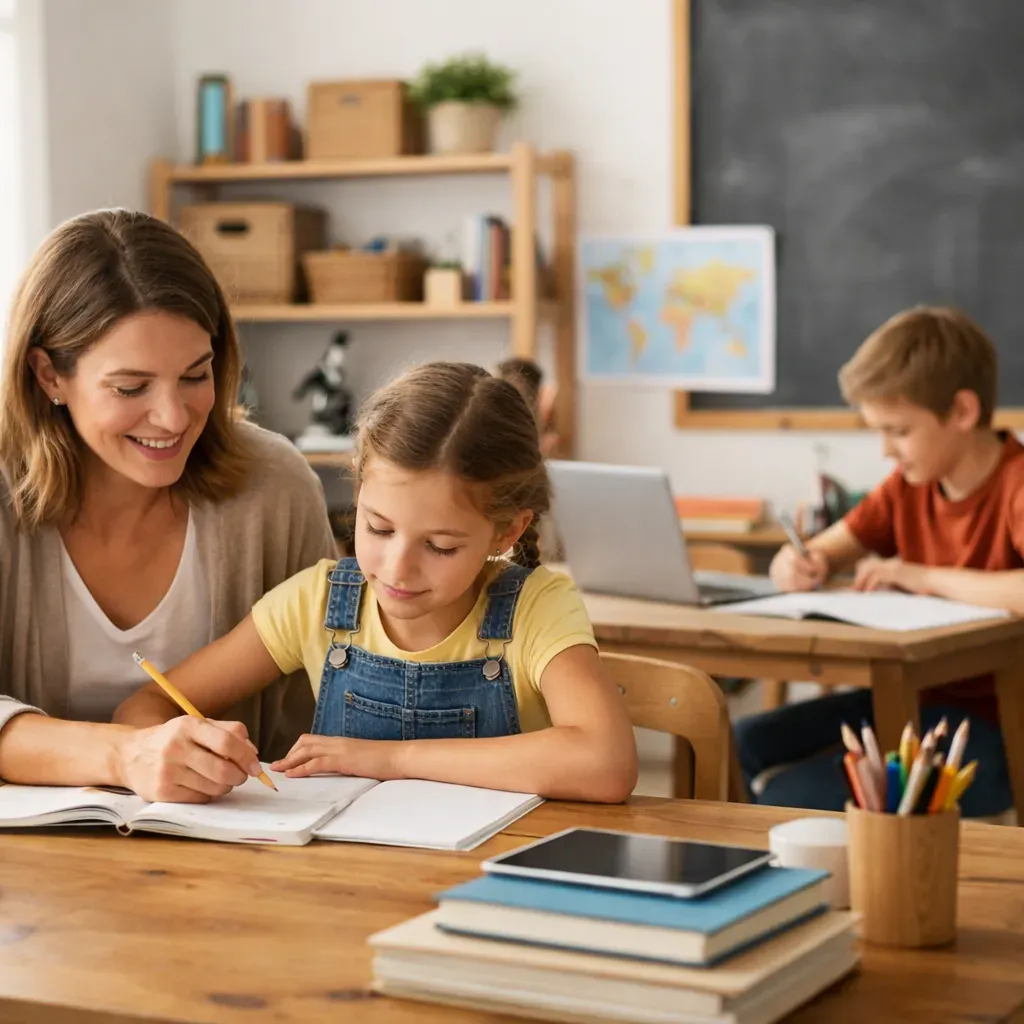 L’organisation de l’école à la maison devient plus simple
