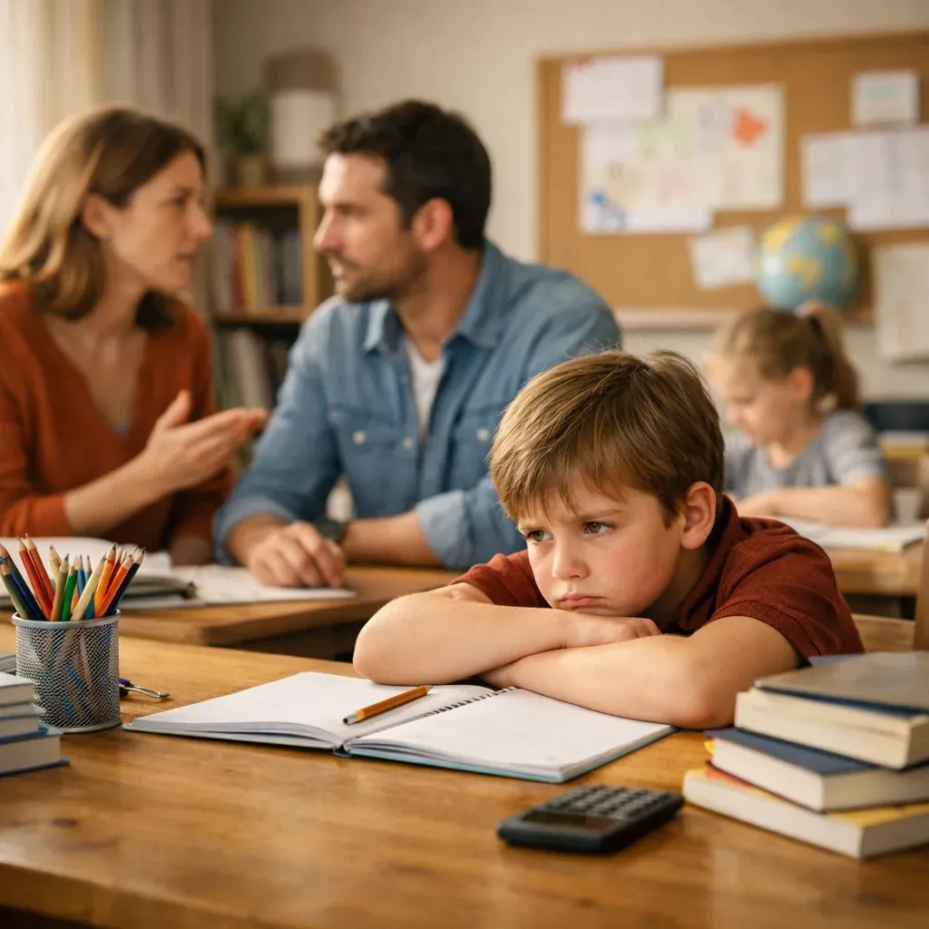 Que faire avec un enfant qui refuse de faire ses devoirs ?