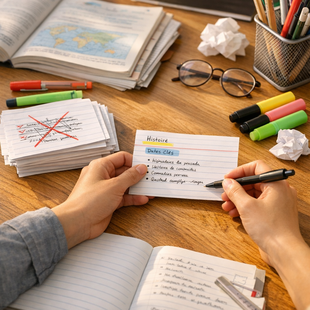 Créer ses propres fiches&nbsp;: modèle simple et erreurs à éviter