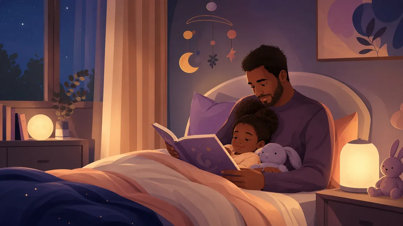Le rituel du coucher en famille rend le soir plus calme