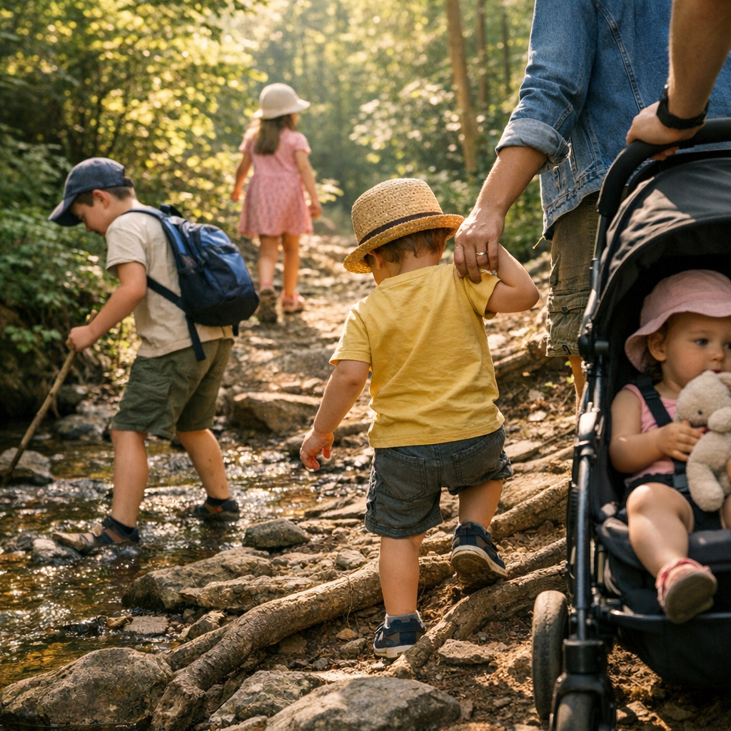 Adapter la sortie à l’âge et au rythme des enfants