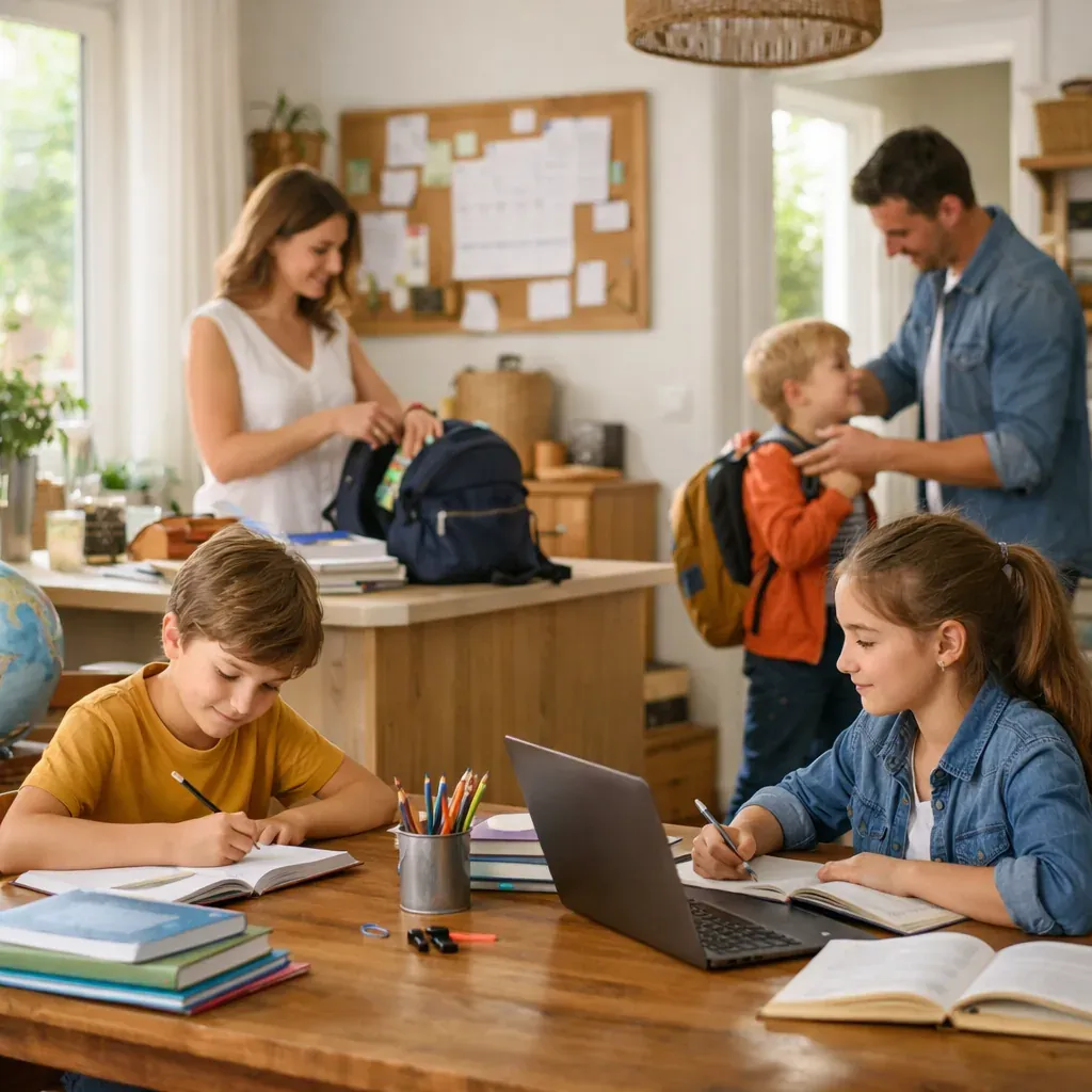 L’organisation de la rentrée en famille devient plus simple