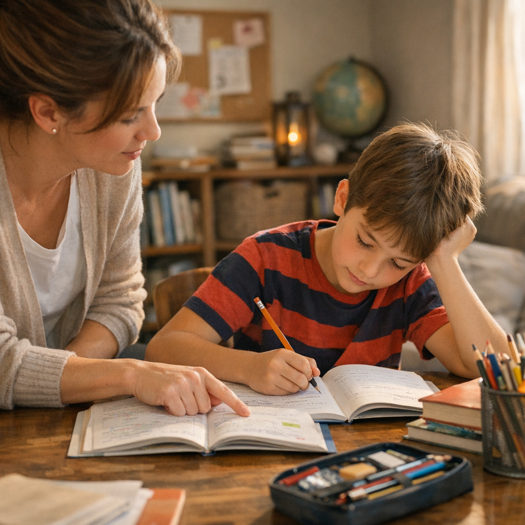 Prioriser les devoirs sans faire à la place de l’enfant