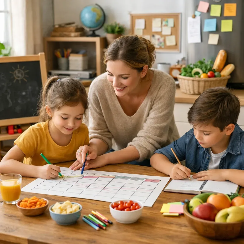 Comment faire un planning de repas pour enfants utile
