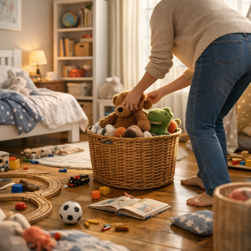 Quand le parent finit par ranger : un échec ou une étape normale ?