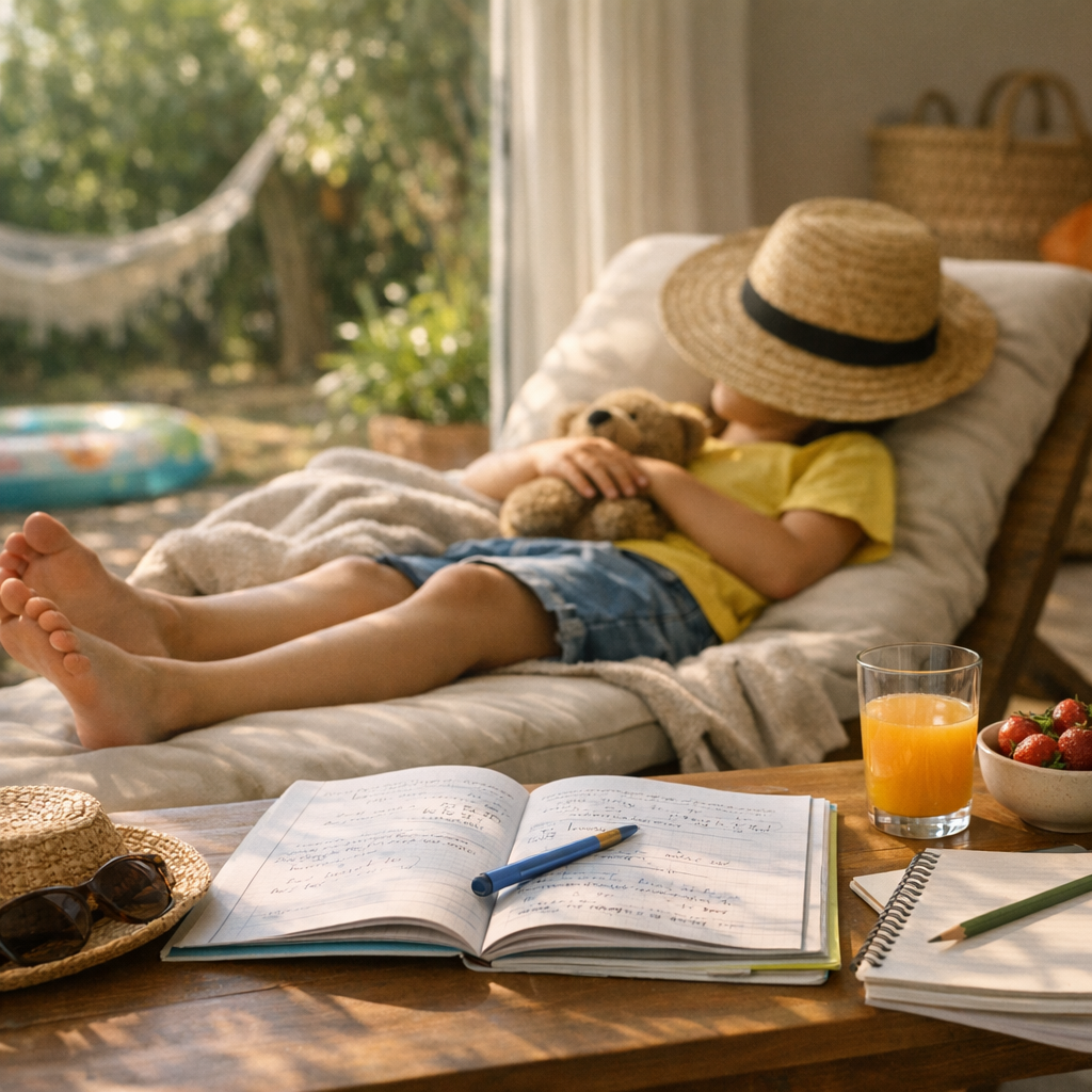 Rythmes de l’enfant : garder les vacances comme temps de récupération