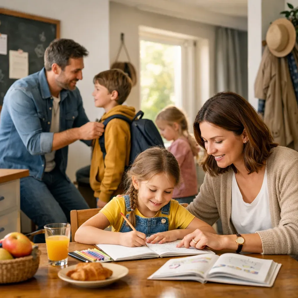 Comment créer une routine familiale le matin d’école