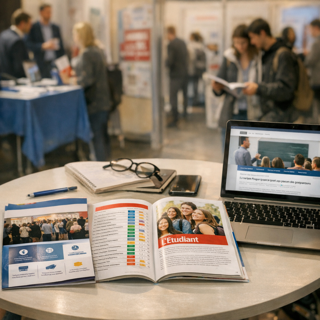 Comparer les sources : événement CCI, classement L’Etudiant, ressource Major Prépa