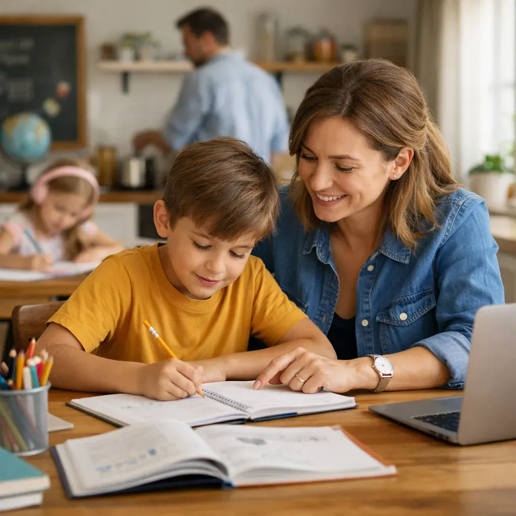 Le soutien scolaire à la maison aide l’enfant à progresser